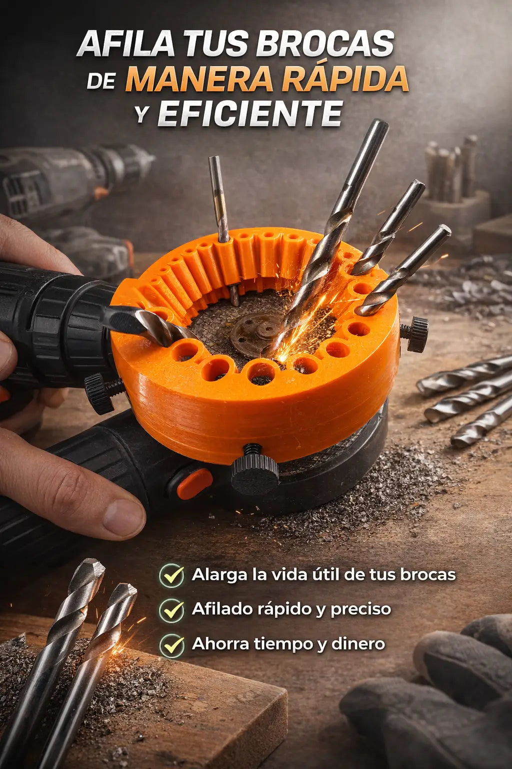 Afilador de Brocas (Envío a Todo México)