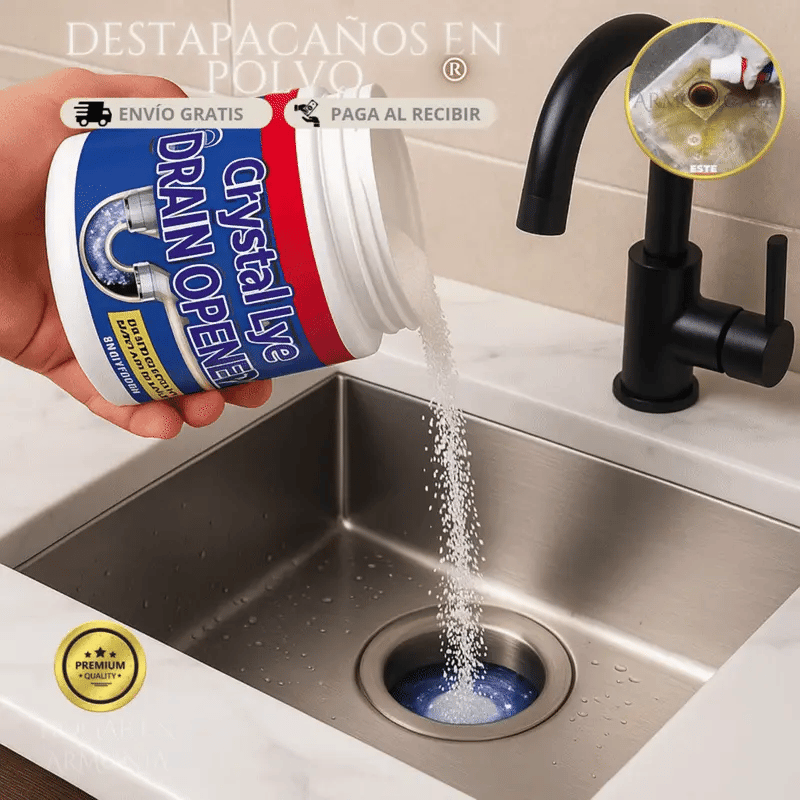 Destapacaños en polvo