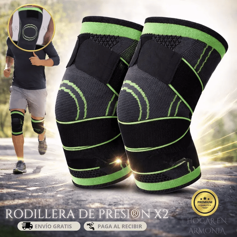Set X2 Rodillera Doble Presión