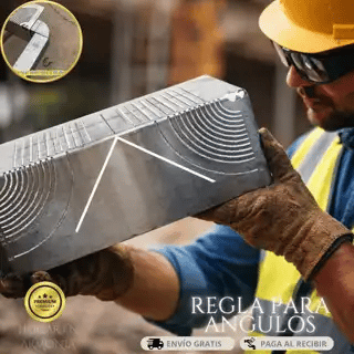 regla de trazado para angulos
