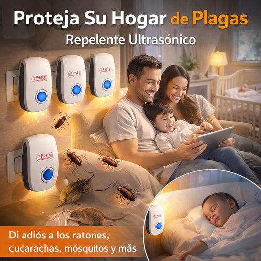 Pack x 4 Repelente de Plagas ultrasónico🦟🚫