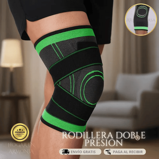 RODILLERA DE DOBLE PRESIÓN Y SOPORTE AXIAL