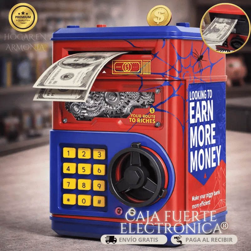 Caja fuerte electrónica para niños