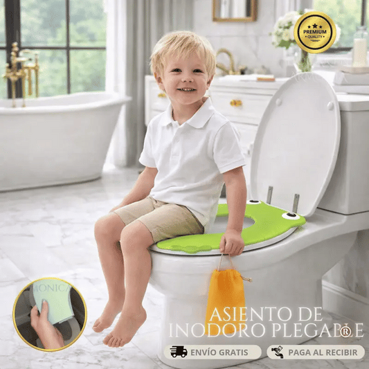 Asiento Reductor De Inodoro Plegable para niños