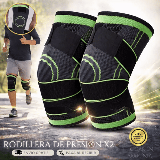 Set X2 Rodillera Doble Presión
