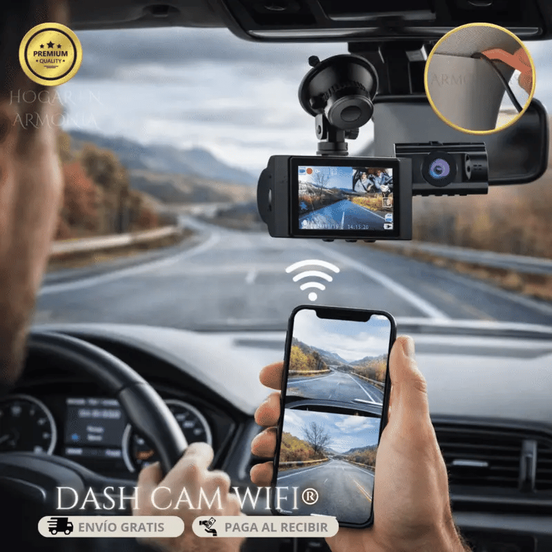 Dash Cam Wifi HD