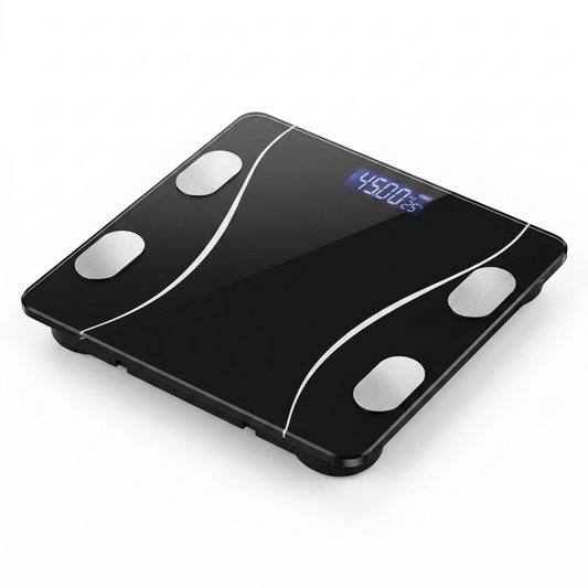 Bascula Inteligente Bluetooth - Mide Peso, Grasa Corporal, Musculo e IMC (con App)