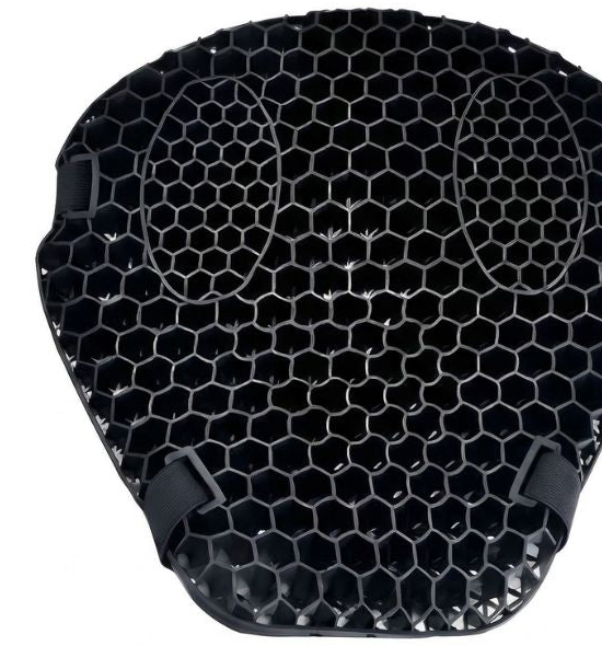Cojin de Gel para Moto Aislante Termico - Diseno Panal Antideslizante