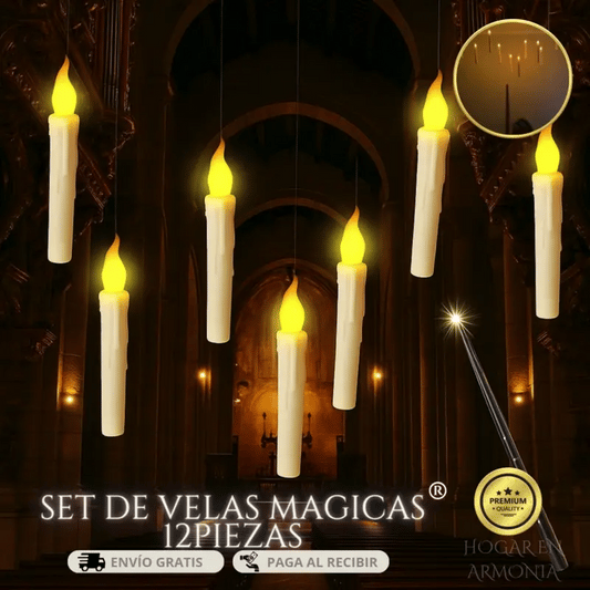 Set de 12 Velas Magicas Colgantes ®