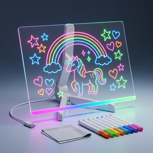 Pizarra Magica LED LumiBoard - Tablero de Dibujo Acrilico para Ninos