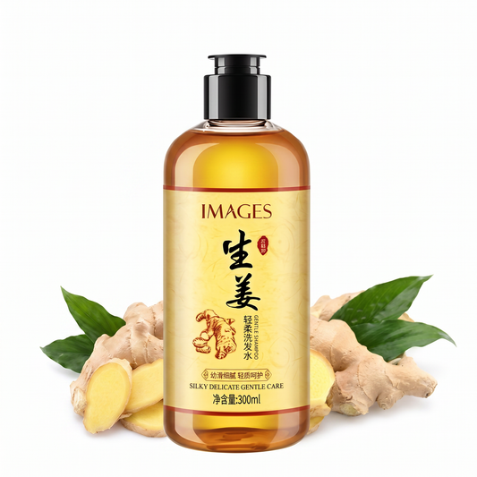 Shampoo de Jengibre y Ginseng - Anticaida y Fortalecedor del Cabello (300 ml)