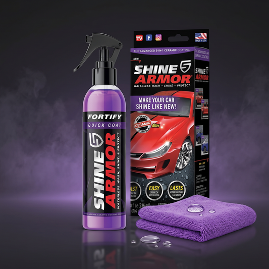 Shine Armor — Cera Cerámica 3 en 1 · Lava, Sella y Brilla